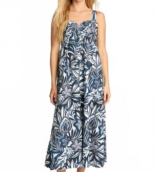 NEW CABALLERO josephine dress in woodblock palm